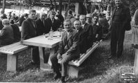 Az 1994-45-ben megalakult önkéntes magyar hadosztályok Nógrád megyei tagjainak találkozója.