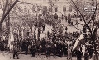 A Felvidék déli része1938-as visszacsatolásának évfordulós ünnepsége Losoncon