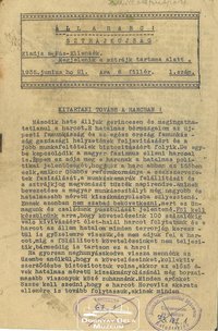 A Fás-Ellenzék sztrájkújsága 1. sz. 1935. június 21.