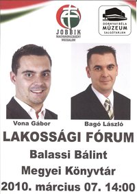 Jobbik lakossági fórum